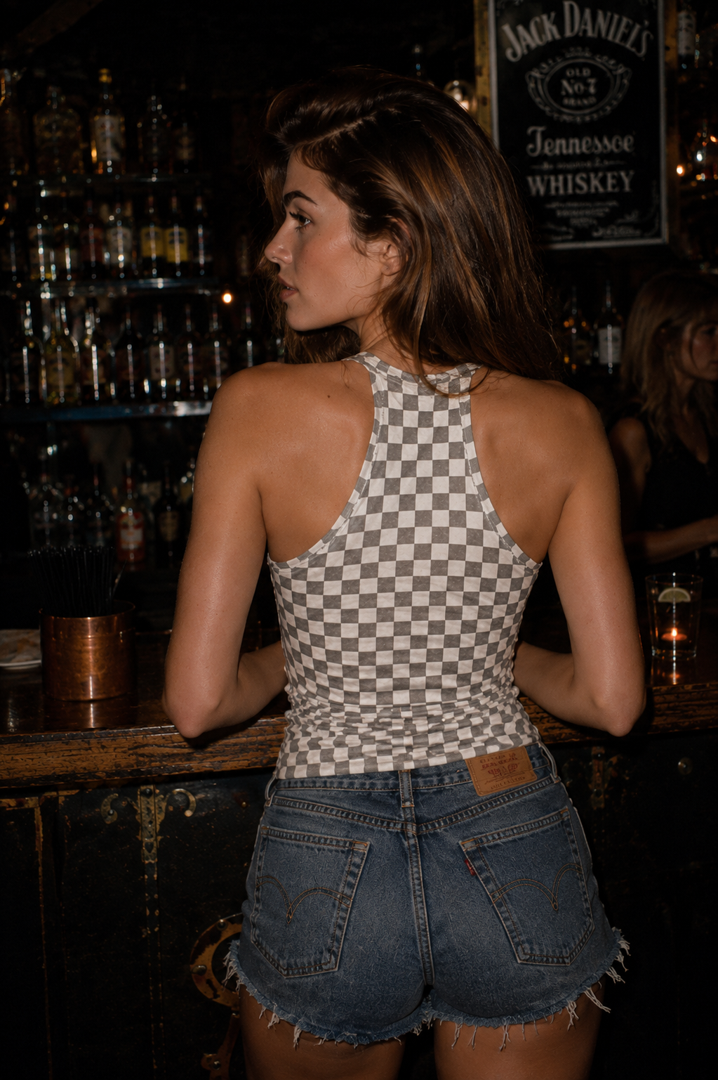 The Checkered Tour Van Tank Top